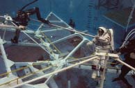 McDonnell Douglas Space Systems neutral buoyancy tank.